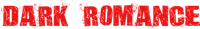the dark romance logo on a black background